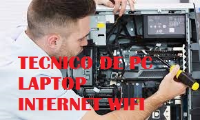 TECNICO D EINTERNET REPETIDORES CABLEADOS ROUTER PC LAPTOP